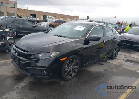 2019 Honda Civic Sport from USA, damaged, VIN 19XFC2F84KE205860